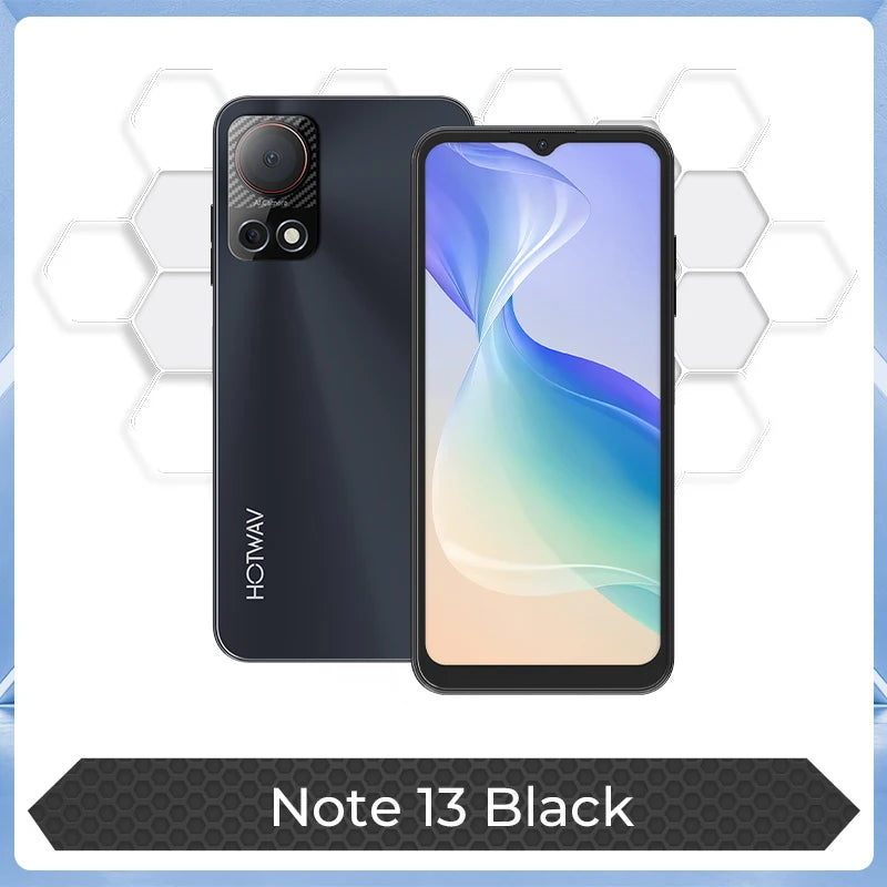 HOTWAV Note 13 Mobile Phone 6.6'' HD+ 90Hz Display 4GB 128GB Octa-Core Smartphone 50MP 5160mAh Android 13 Cellphone