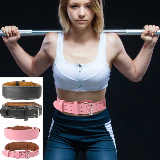 Waist Support Weight Lifting Belts 10cm-15cm Sports Safety Belt Protection Fitness Deep Squat Hard Pull Weightlifting Belt PU Le