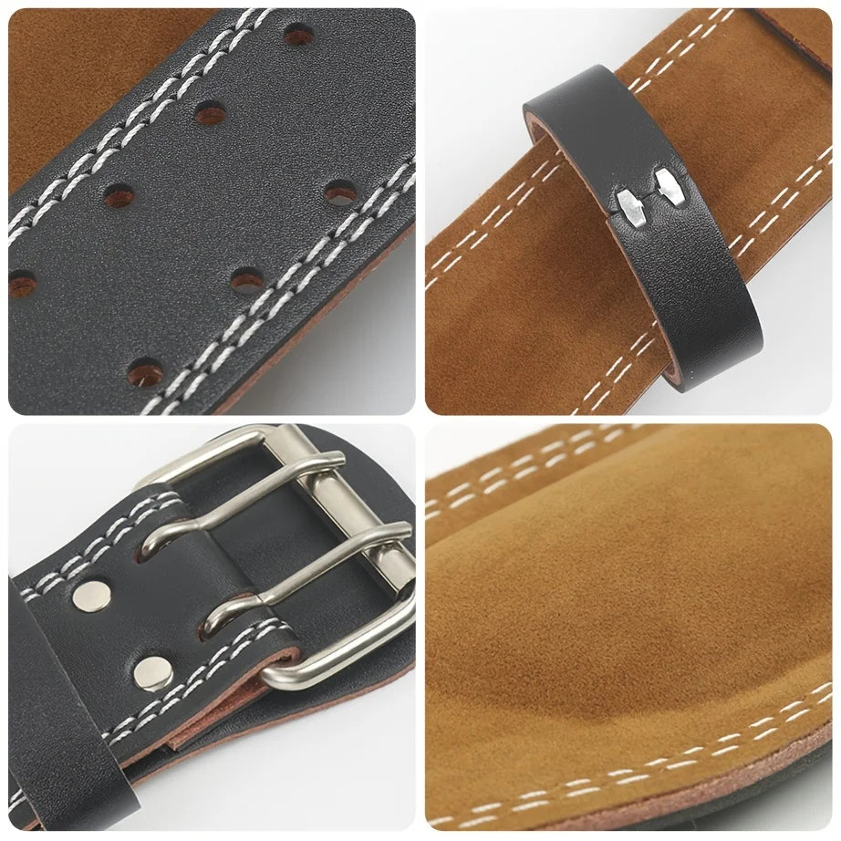 Waist Support Weight Lifting Belts 10cm-15cm Sports Safety Belt Protection Fitness Deep Squat Hard Pull Weightlifting Belt PU Le