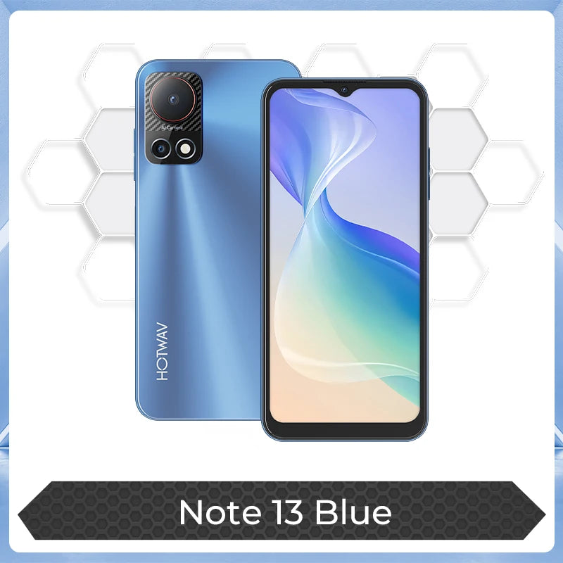 HOTWAV Note 13 Mobile Phone 6.6'' HD+ 90Hz Display 4GB 128GB Octa-Core Smartphone 50MP 5160mAh Android 13 Cellphone
