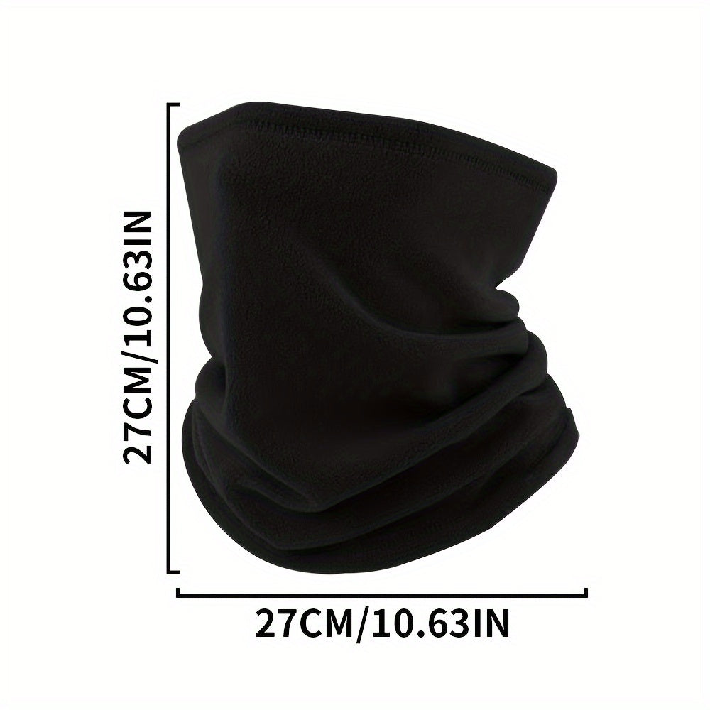 Winter Warm Neck Warmer Scarf - Windproof & Cold-Resistant Balaclava-like Face Cover for, Outdoor, - Unisex Black/Blue/Navy/Charcoal - Convertible Collar for &
