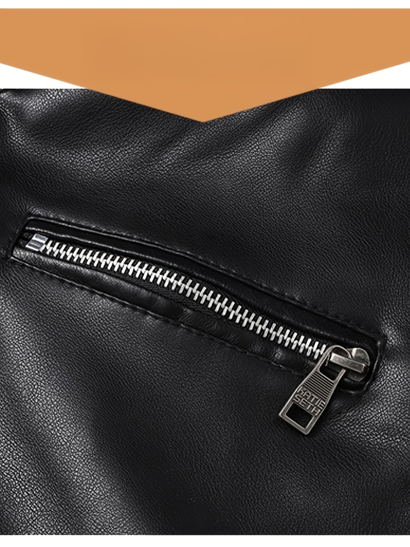 's Bomber Jacket with Plush - Full-Zip Windproof Coat, Stand Collar & Zippered Pockets, Golden-Tone Zipper (Black/Brown/Tan) - Casual & Style Outerwear, Hand Washable Jacket