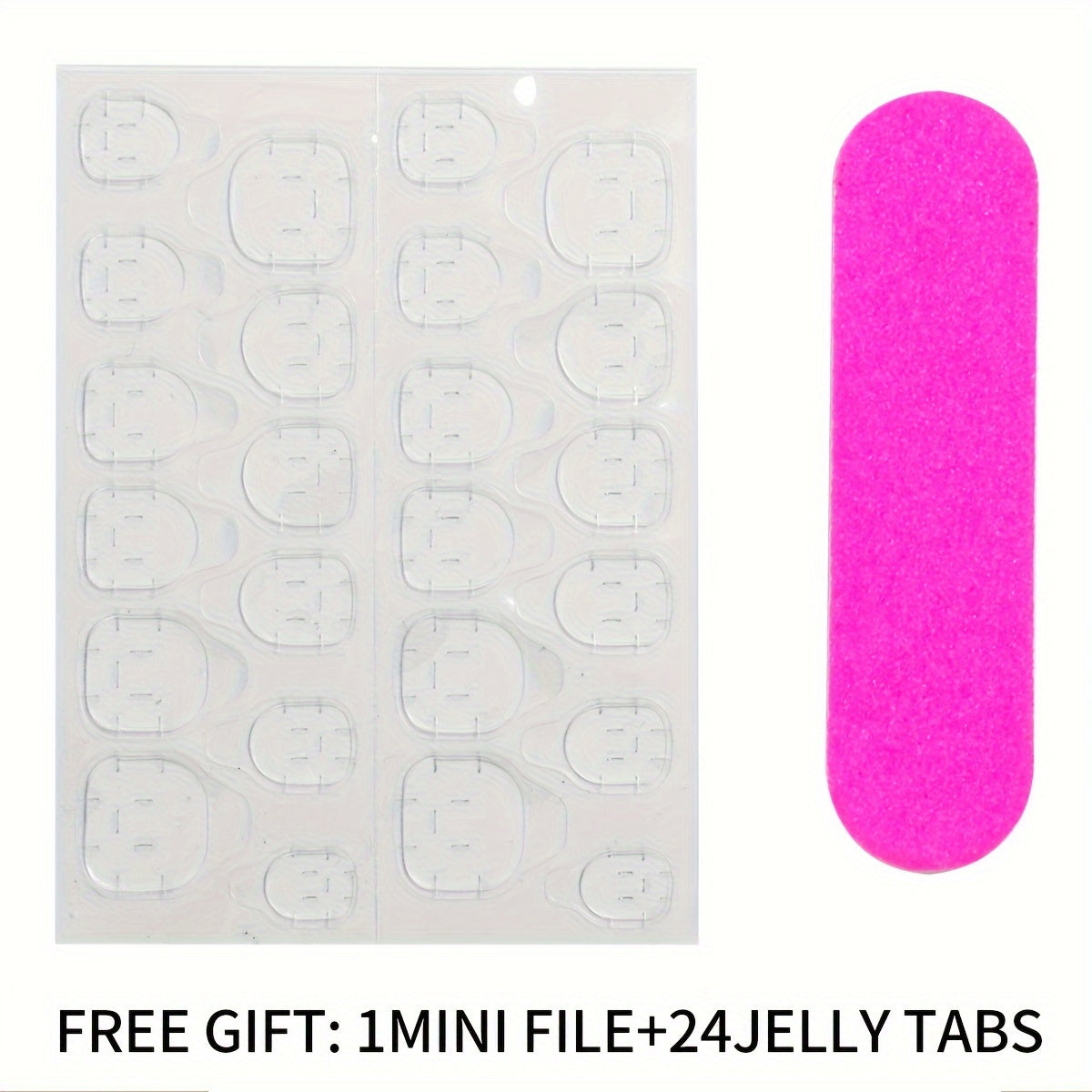 24pcs Pink & Nude Square Short Coffin Press-On Nails, Glossy Finish, Reusable & Durable French Style False Nails for Women, Easy Application, Long-Lasting, Ideal for Salon Or DIY Manicure |Bride Nails |Wedding Nails