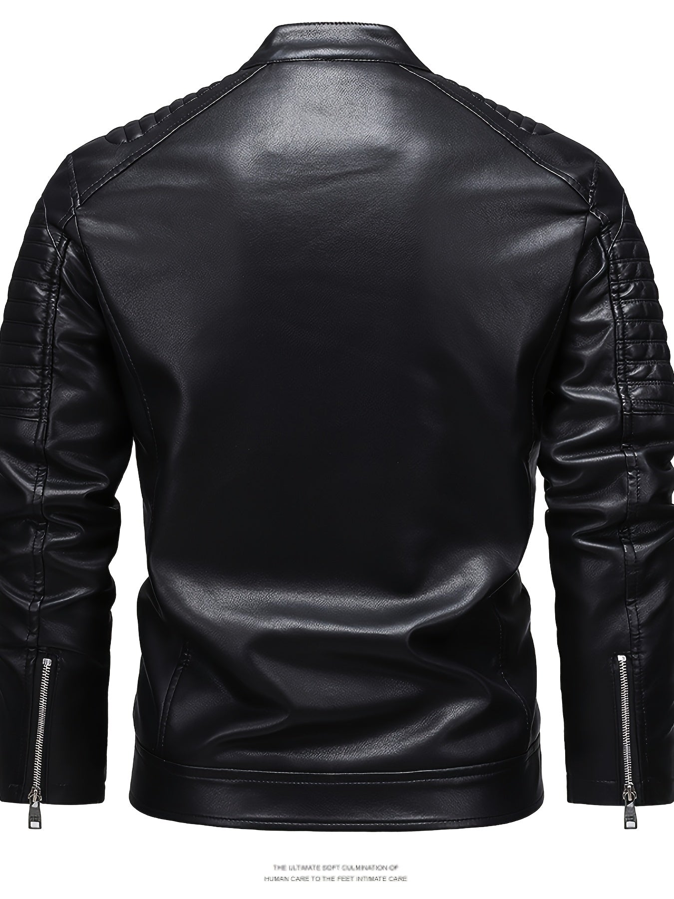 's Bomber Jacket with Plush - Full-Zip Windproof Coat, Stand Collar & Zippered Pockets, Golden-Tone Zipper (Black/Brown/Tan) - Casual & Style Outerwear, Hand Washable Jacket