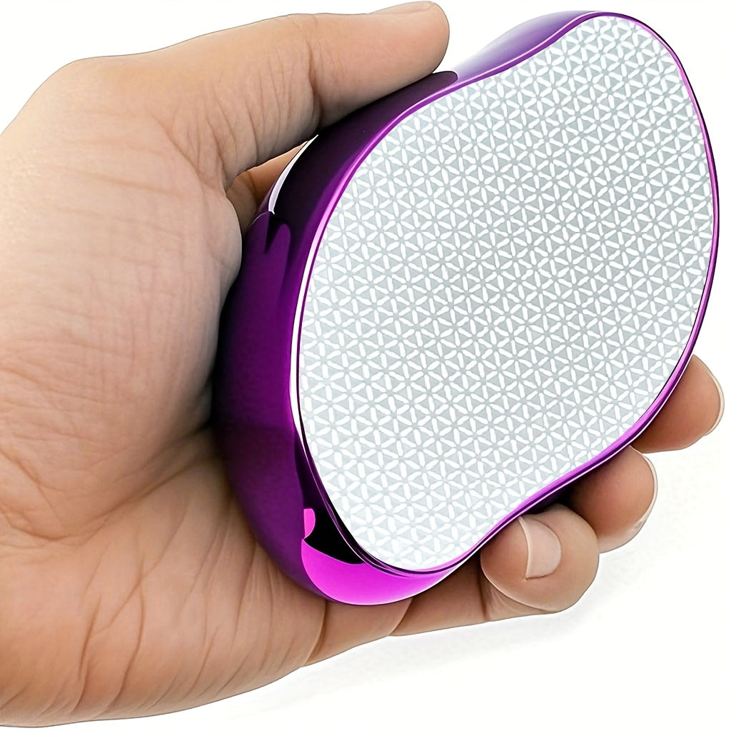 1 Unit of Crystal Hair Remover Suitable for Both Genders - a Painless Tool for Exfoliation, Reusable And Waterproof, Available in Blue, Pink, Golden Beige, And Purple, Designed for Smooth Skin on The Back, Arms, And Legs.