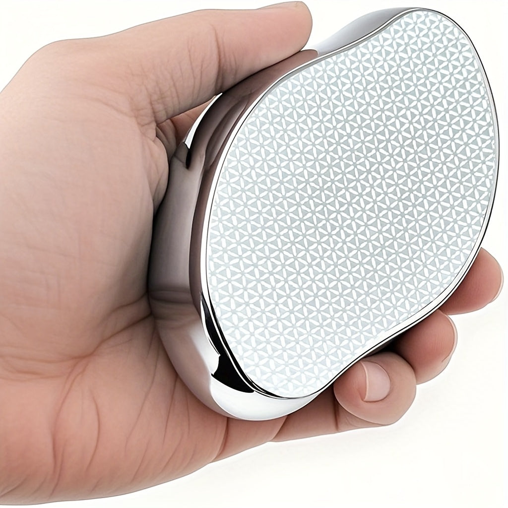 1 Unit of Crystal Hair Remover Suitable for Both Genders - a Painless Tool for Exfoliation, Reusable And Waterproof, Available in Blue, Pink, Golden Beige, And Purple, Designed for Smooth Skin on The Back, Arms, And Legs.