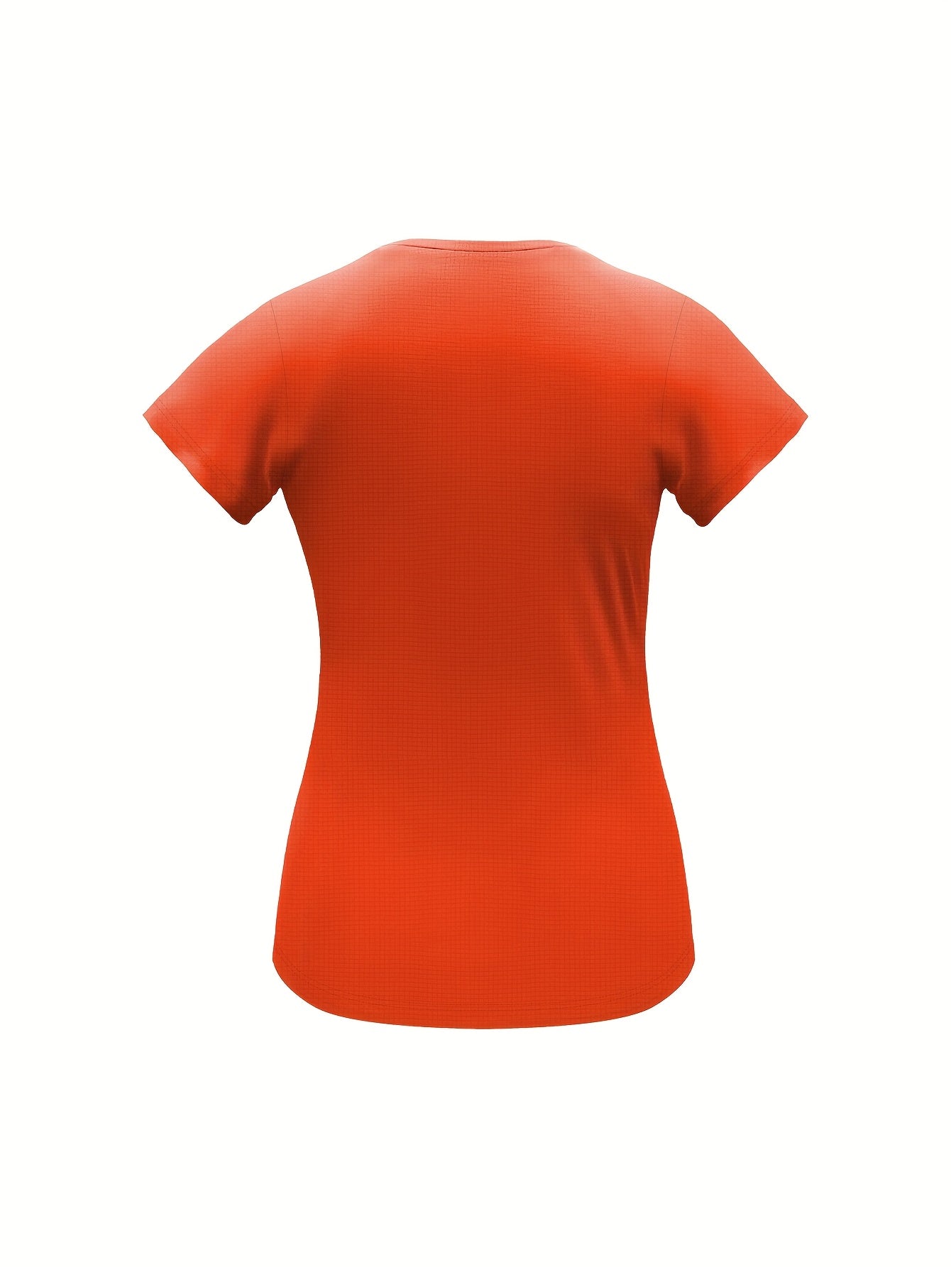 Women'S Yellow Short-Sleeve T-Shirt - Comfortable, Breathable Polyester, Round Neck, Ideal for Running, Training, and Gym Sessions, Summer Outdoor Sportswear, Training Apparel | Sporty Casualwear | Knit Construction