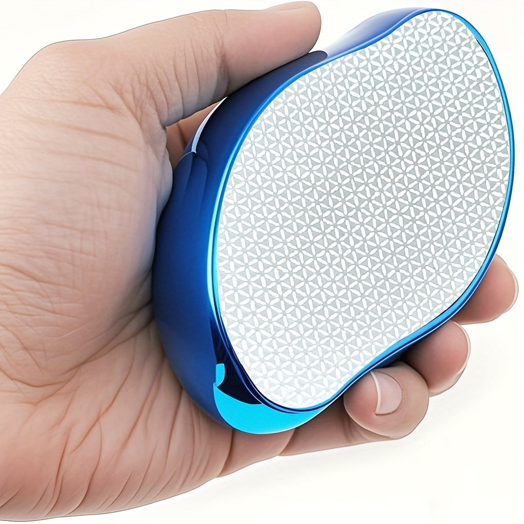 1 Unit of Crystal Hair Remover Suitable for Both Genders - a Painless Tool for Exfoliation, Reusable And Waterproof, Available in Blue, Pink, Golden Beige, And Purple, Designed for Smooth Skin on The Back, Arms, And Legs.